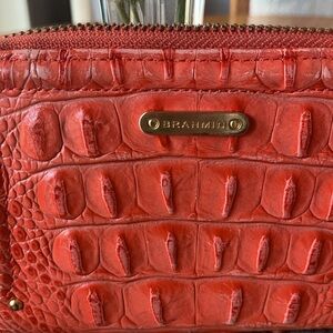 Brahmin Leather Zip Around Wallet